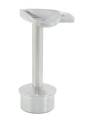 Eck-Rohrtr�ger starr, f�r Pfosten 42,4/2,0 mm, Stift: 14 mm, V2A